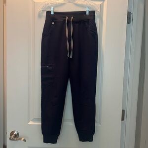 navy figs high waisted zamora jogger xs petite
